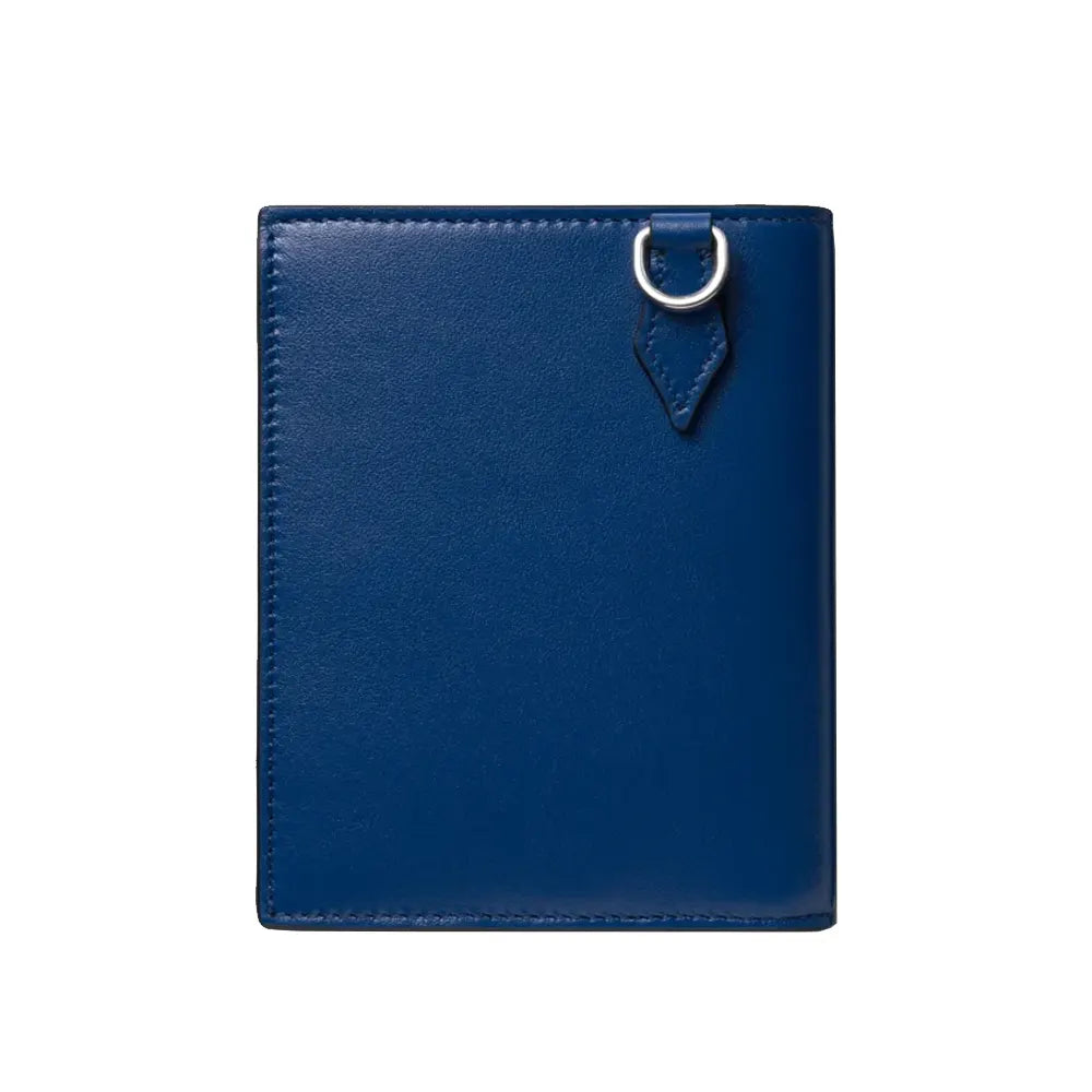 Montblanc Meisterstuck Compact Blue Leather Wallet