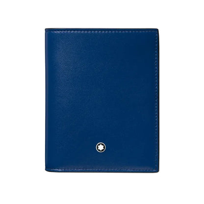 Montblanc Meisterstuck Compact Blue Leather Wallet