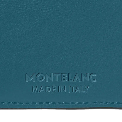 Montblanc Meisterstuck Soft 6Cc Blue Leather Wallet