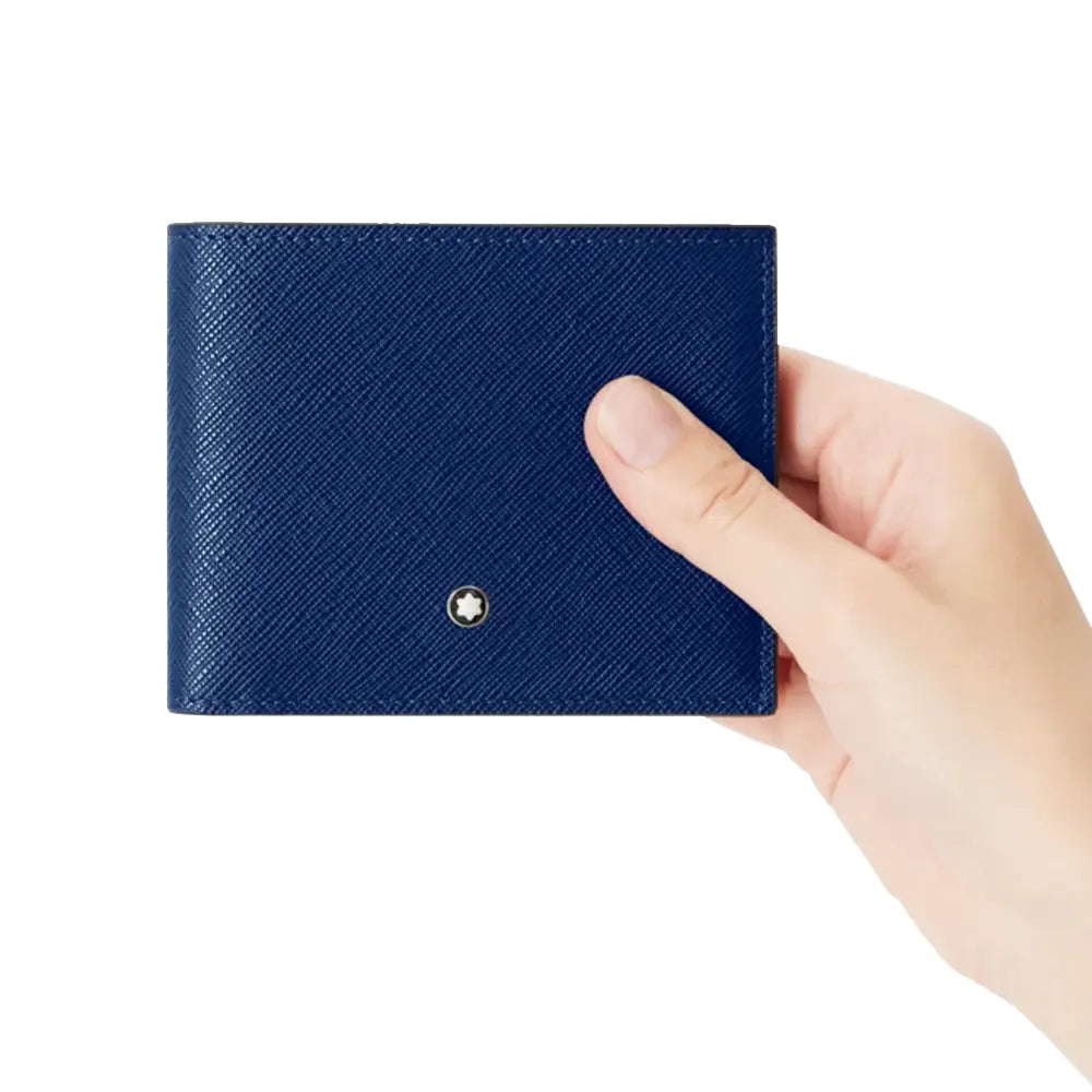 Montblanc Sartorial 6Cc Dark Blue Wallet