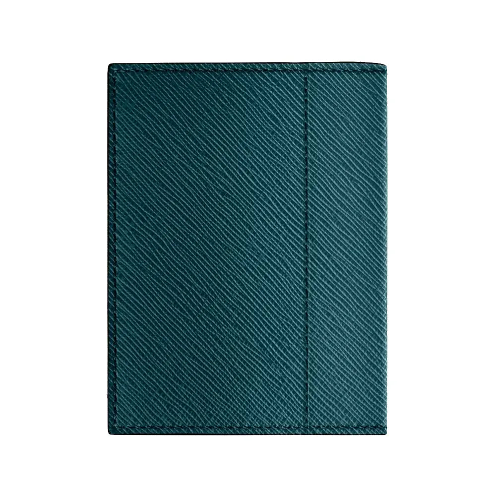 Montblanc Sartorial Mini 4Cc Blue leather Wallet