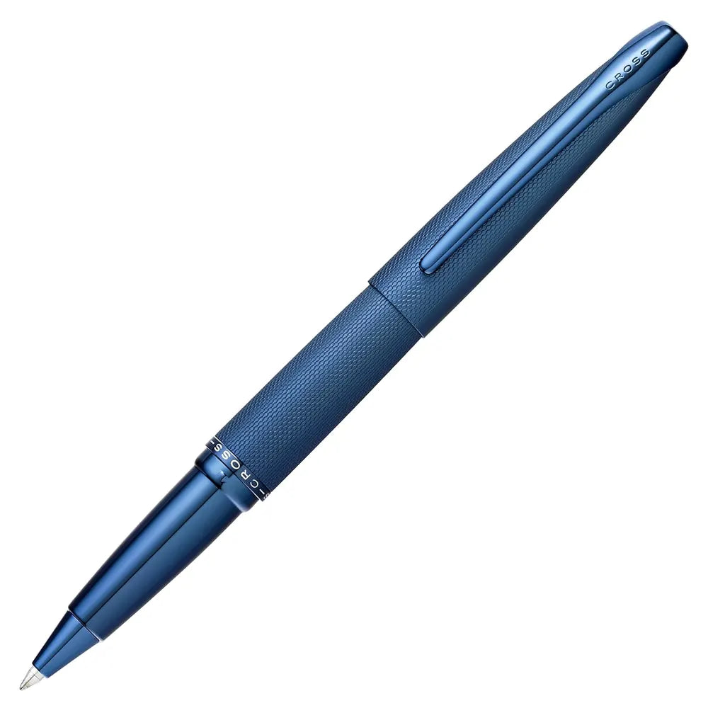 Cross Atx Sandblasted Brushed Blue Rollerball pen