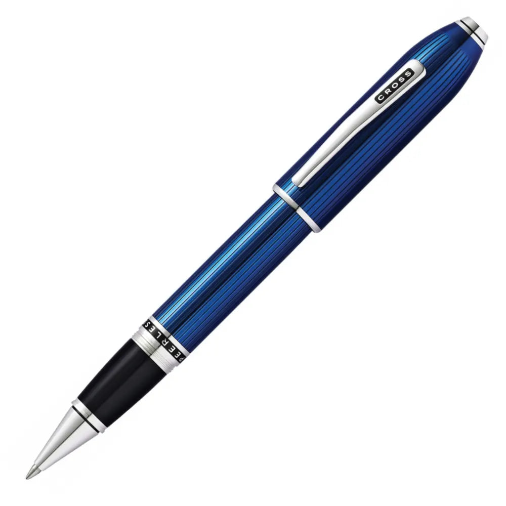 Cross Peerless Quartz Blue Platinum Rollerball pen