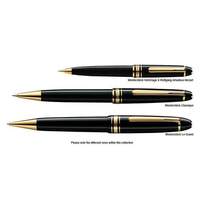 Montblanc Meisterstuck 163 Classique Black Platinum Rollerball Pen