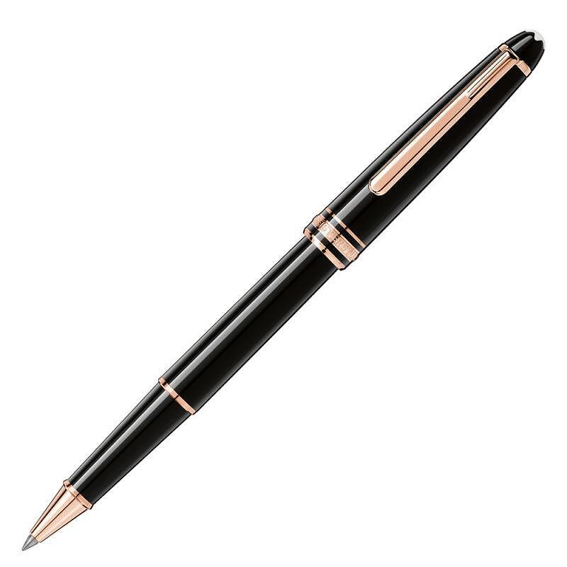 Montblanc Meisterstuck 163 Classique Black Red Gold Rollerball Pen