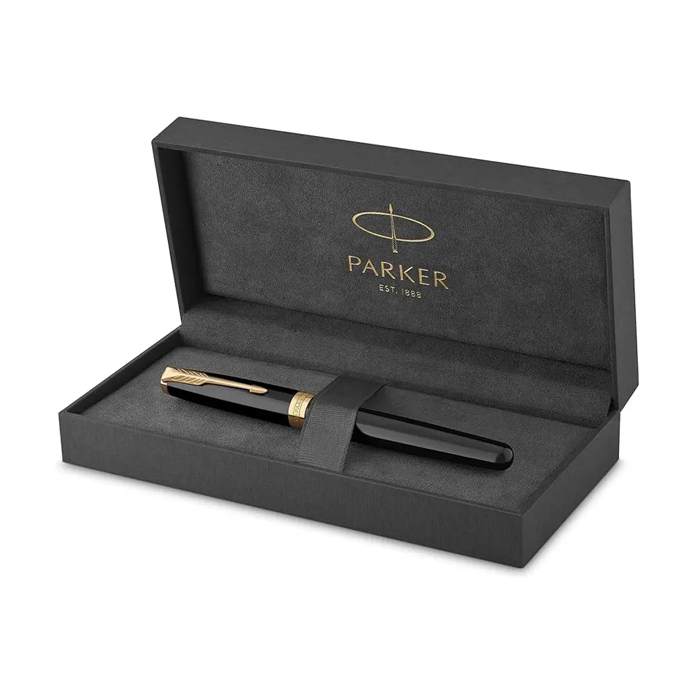 Parker Royal Sonnet Black Gold Rollerball pen