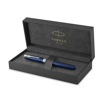 Parker Royal Sonnet Blue Chrome Rollerball pen