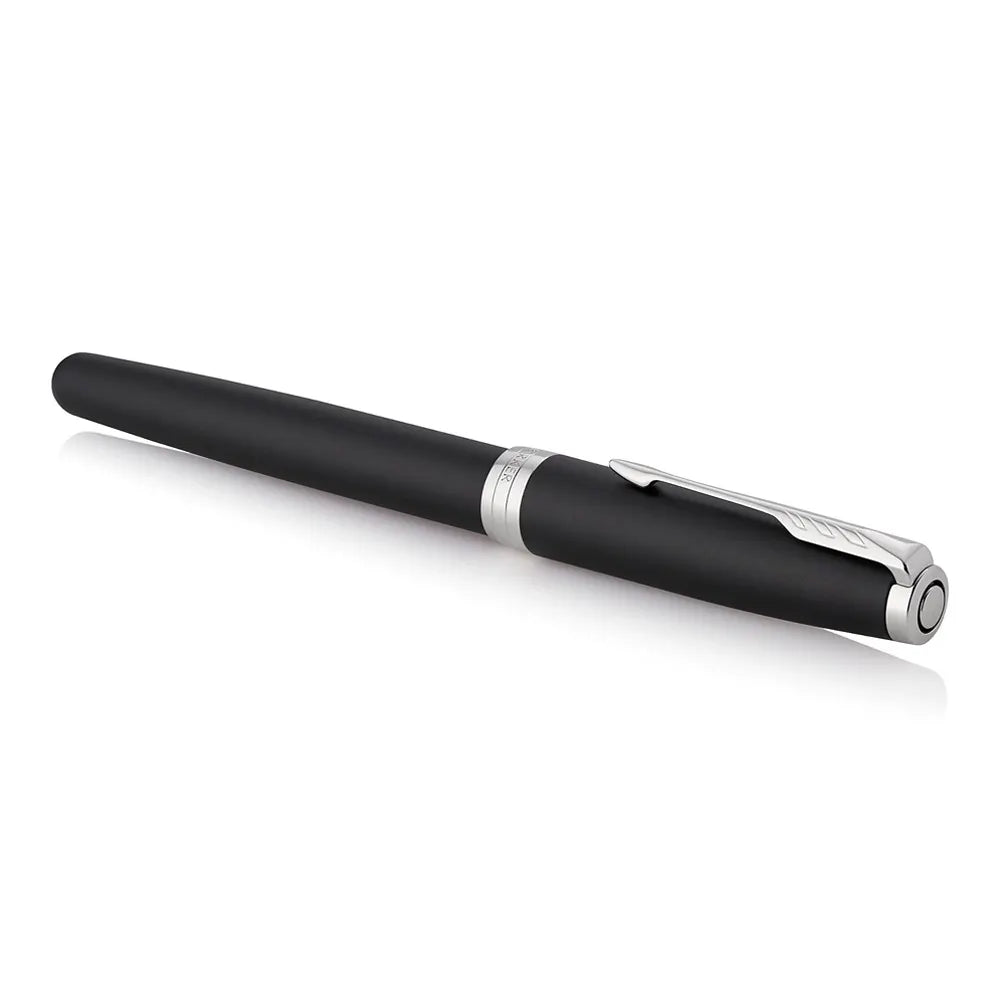 Parker Royal Sonnet Matte Black Chrome Rollerball pen