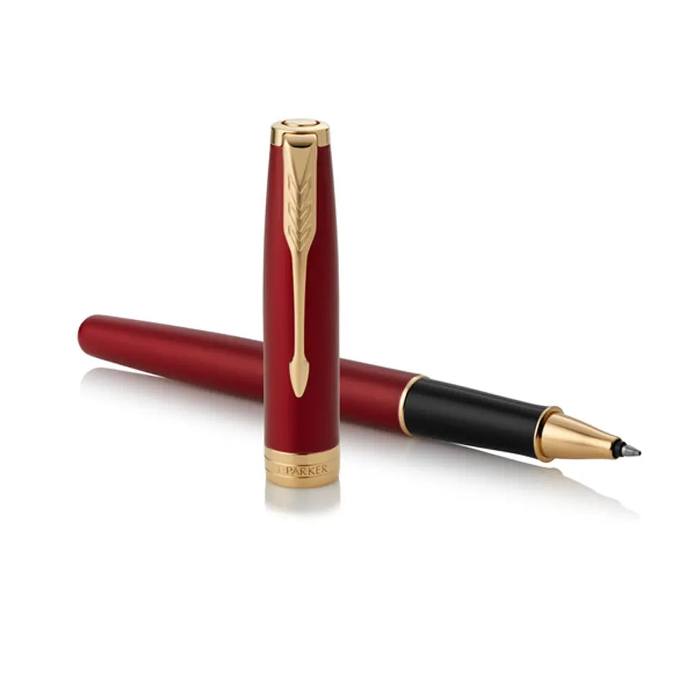 Parker Royal Sonnet Red Gold Rollerball pen