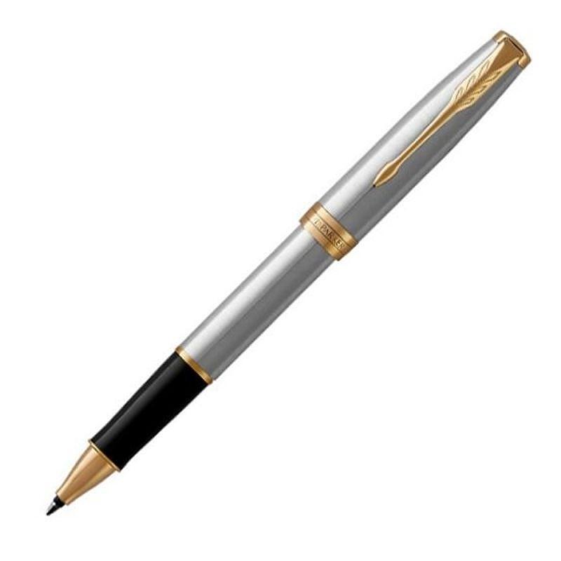 Parker Royal Sonnet Steel Gold Rollerball pen