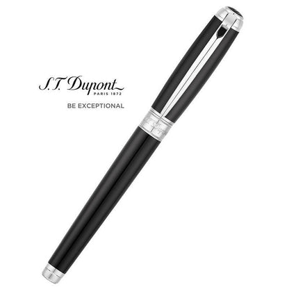 S T Dupont Line D Medium Natural Lacquer Palladium Rollerball pen