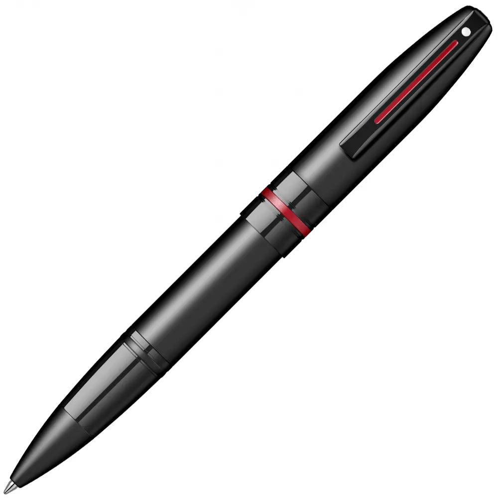 Sheaffer Icon Matte Black Laquer With Red Pvd Trims Rollerball pen