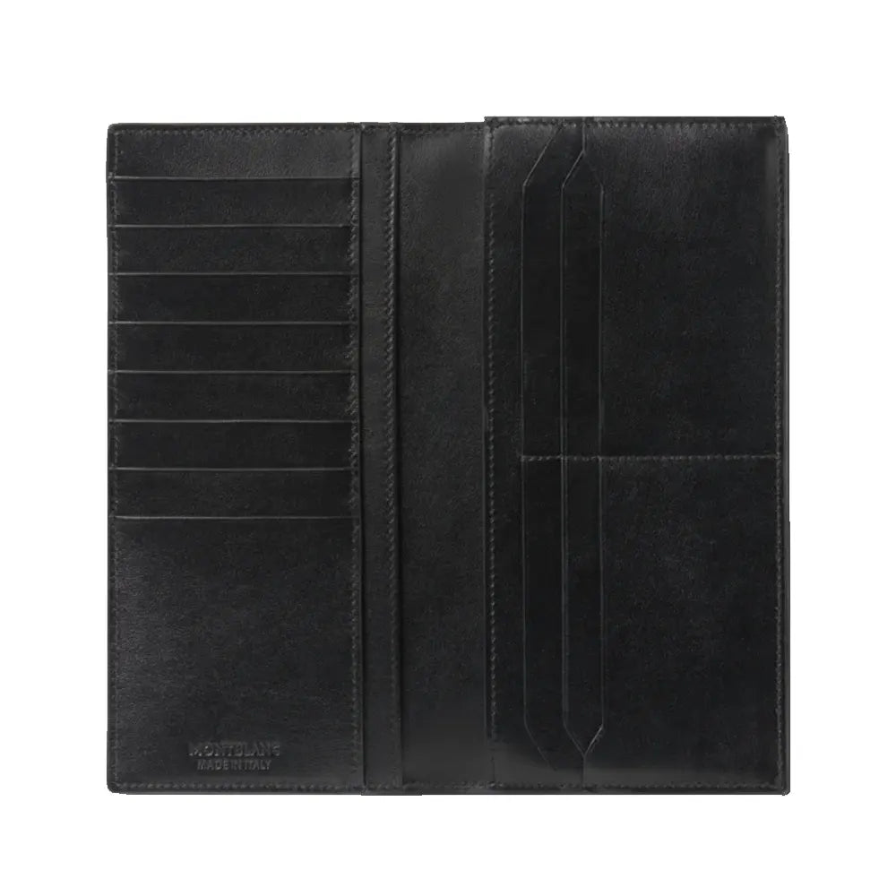 Montblanc Meisterstuck 14Cc Vertical Leather Wallet Black