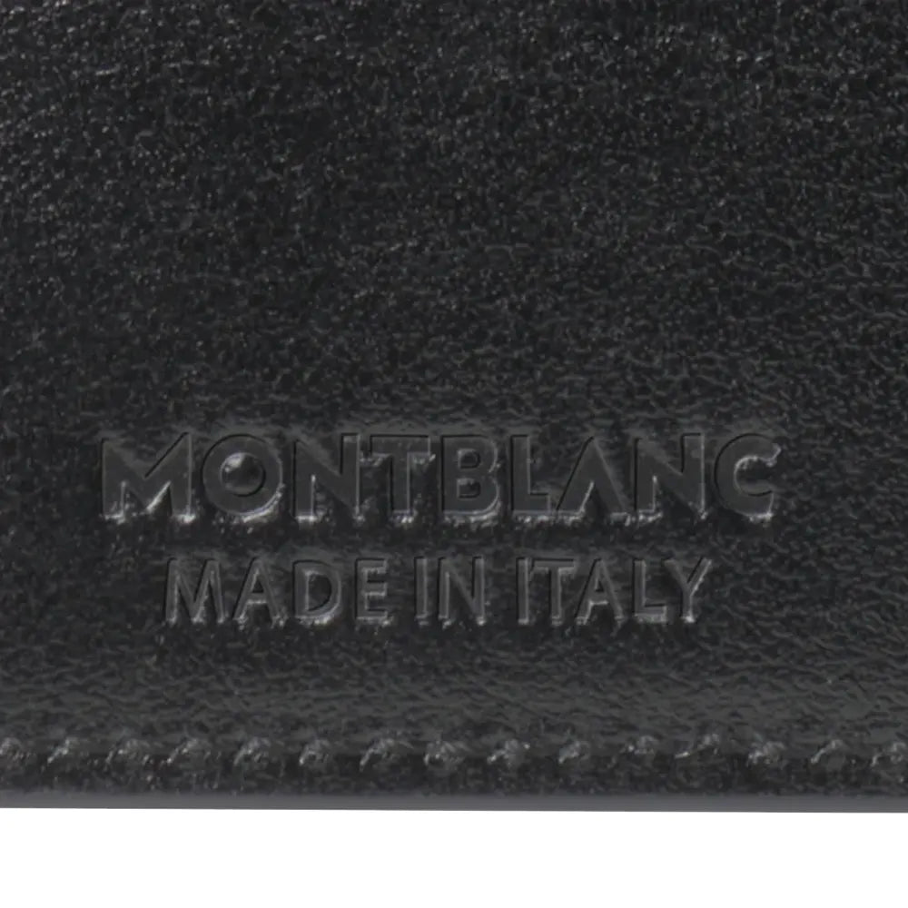 Montblanc Meisterstuck 14Cc Vertical Leather Wallet Black