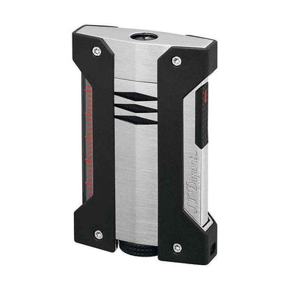 S T Dupont Defi Extreme Brushed Chrome Lighter