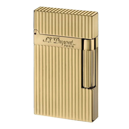 S T Dupont Ligne 2 Yellow Gold Trim Lighter