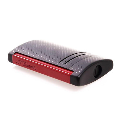 S T Dupont Maxijet Matt Black Red Lighter