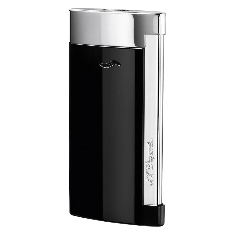 S T Dupont Slim 7 Black Lacquer Lighter