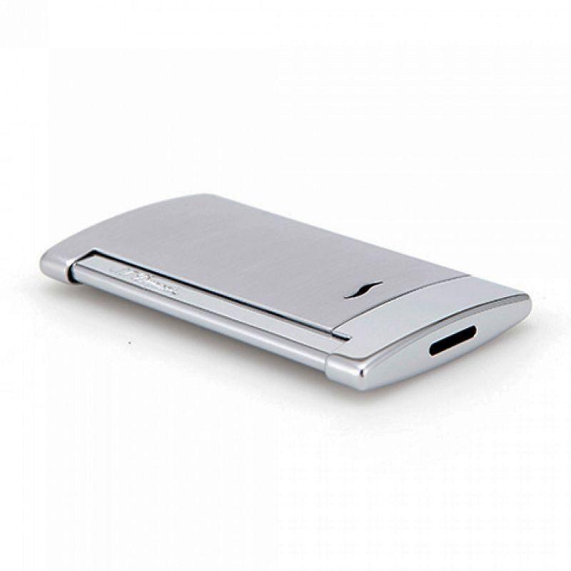 S T Dupont Slim 7 Brushed Chrome Lighter