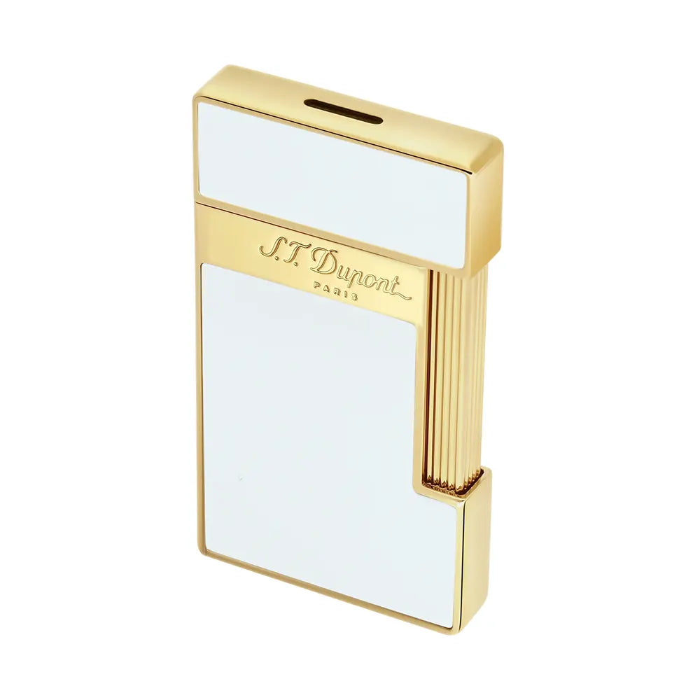 S T Dupont Slimmy White Gold