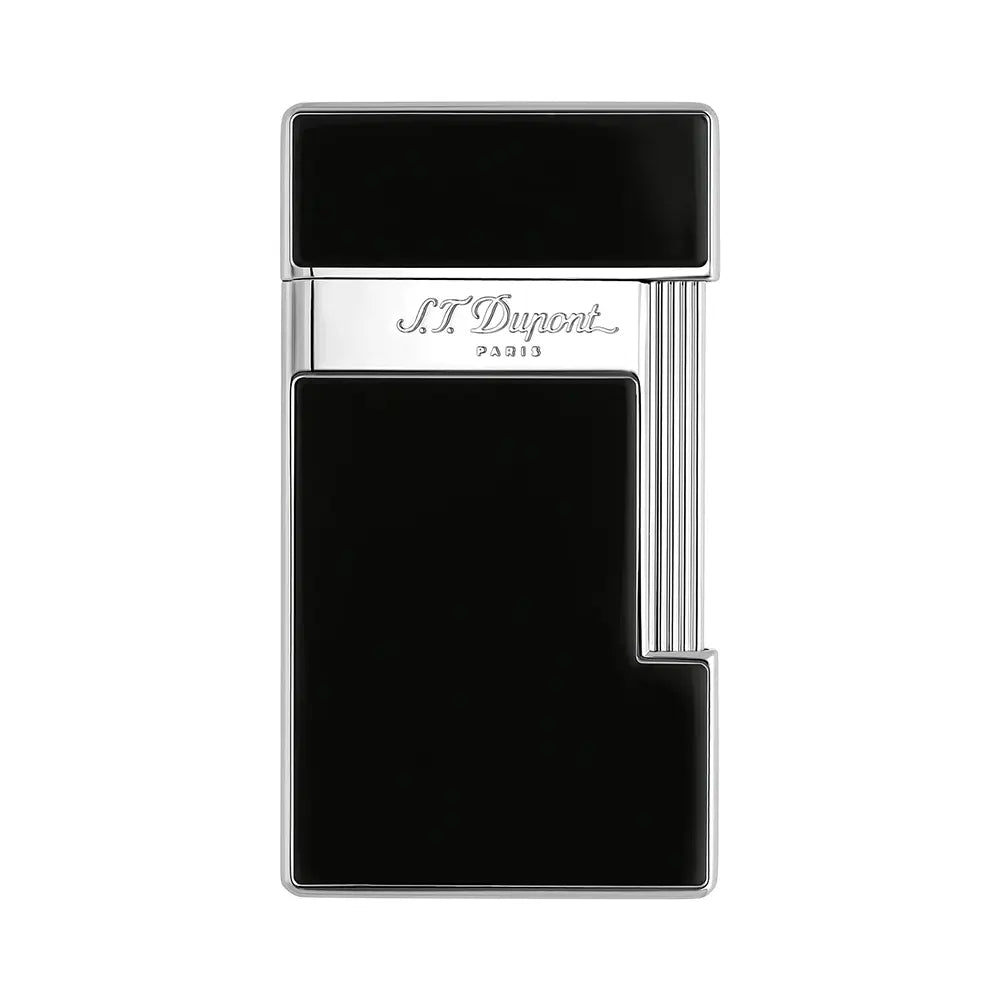 S T Dupont Slimmy Black Chrome Lighter