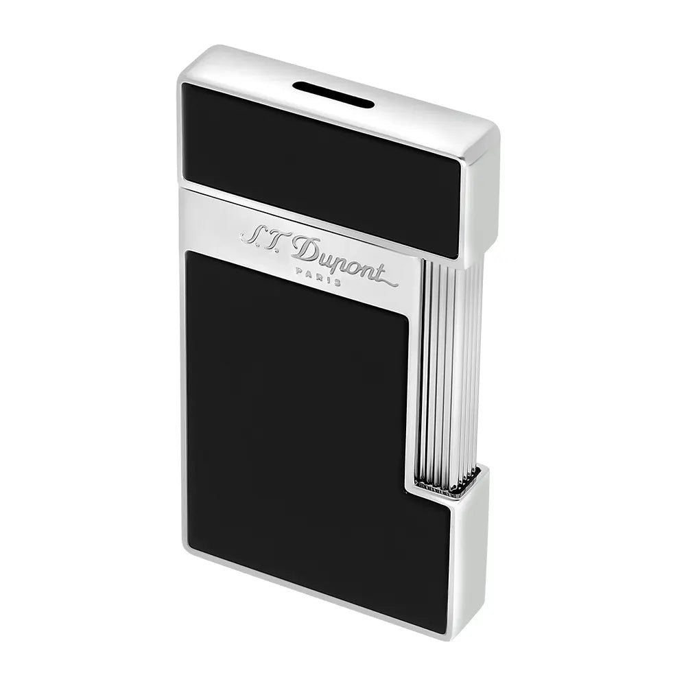 S T Dupont Slimmy Black Chrome Lighter