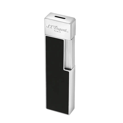 S T Dupont Twiggy Black Chrome Lighter