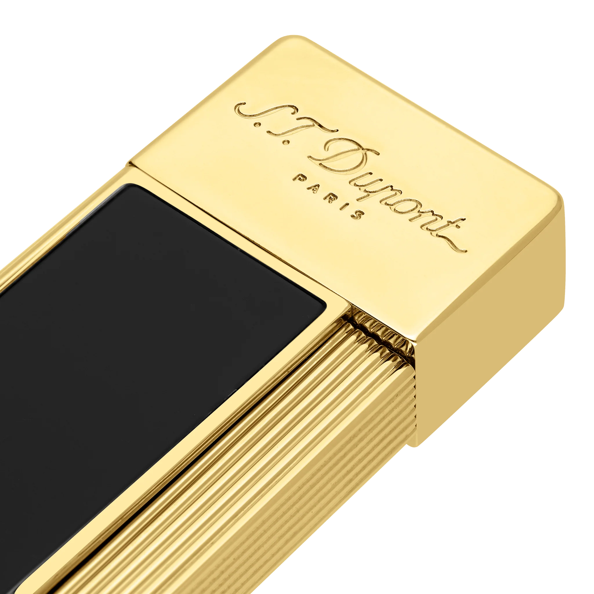 S T Dupont Twiggy Black Gold Lighter