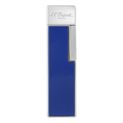 S T Dupont Twiggy Blue Chrome Lighter