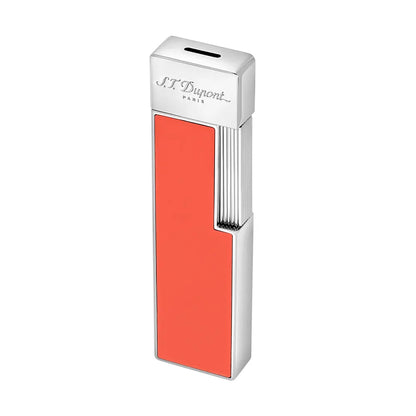 S T Dupont Twiggy Coral Chrome Lighter