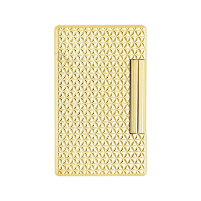 S T Dupont Initial Diamond Head Gold Lighter