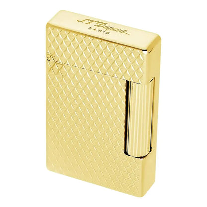 S T Dupont Initial Diamond Head Gold Lighter