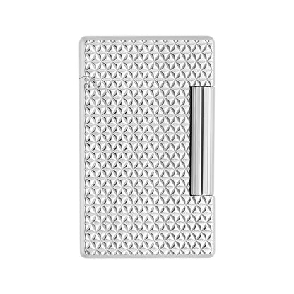 S T Dupont Initial Diamond Head Silver Lighter