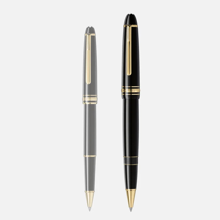 Montblanc Meisterstuck 163 Classique Black Gold Rollerball Pen